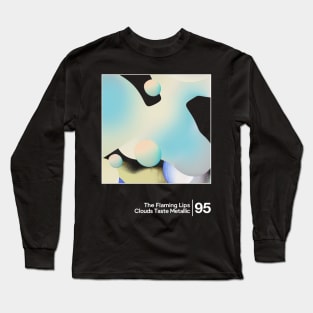 Clouds Taste Metallic / Minimal Style Graphic Artwork Design Long Sleeve T-Shirt